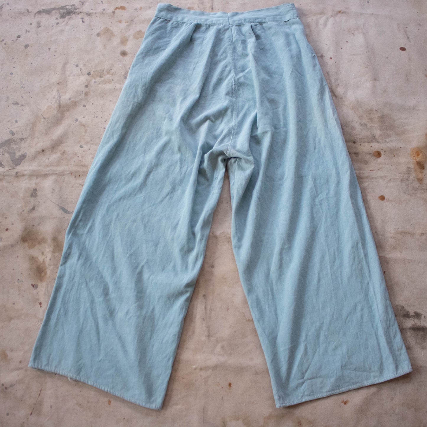 40s Cotton Side Button Pants