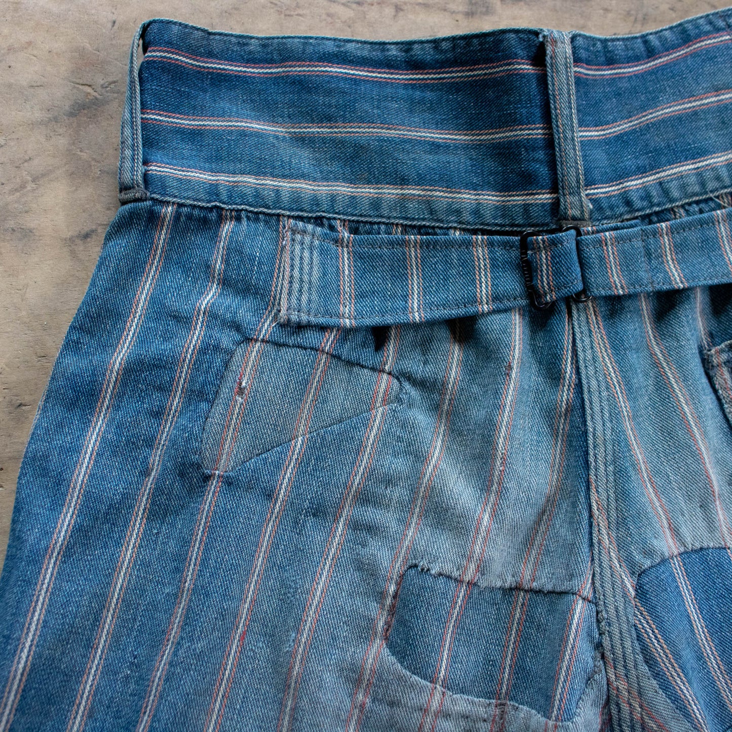 Pre- 40s collegiate waist denim