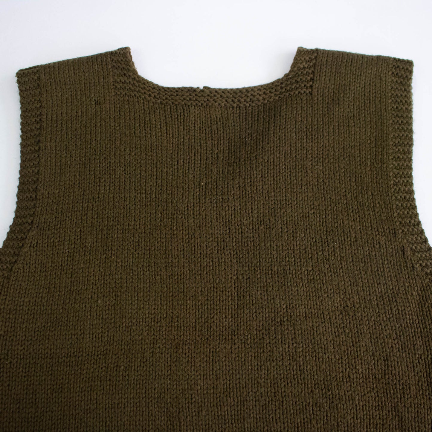 WW2 Wool Red Cross Knit Vest & Bag
